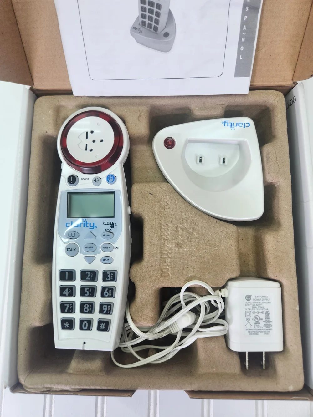 Clarity XLC3.6+HS Accessory Handset – DECT 6.0 Amplified Phone